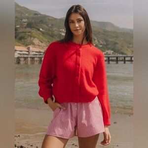 DAILY DRILLS BUTTON UP SWEATER